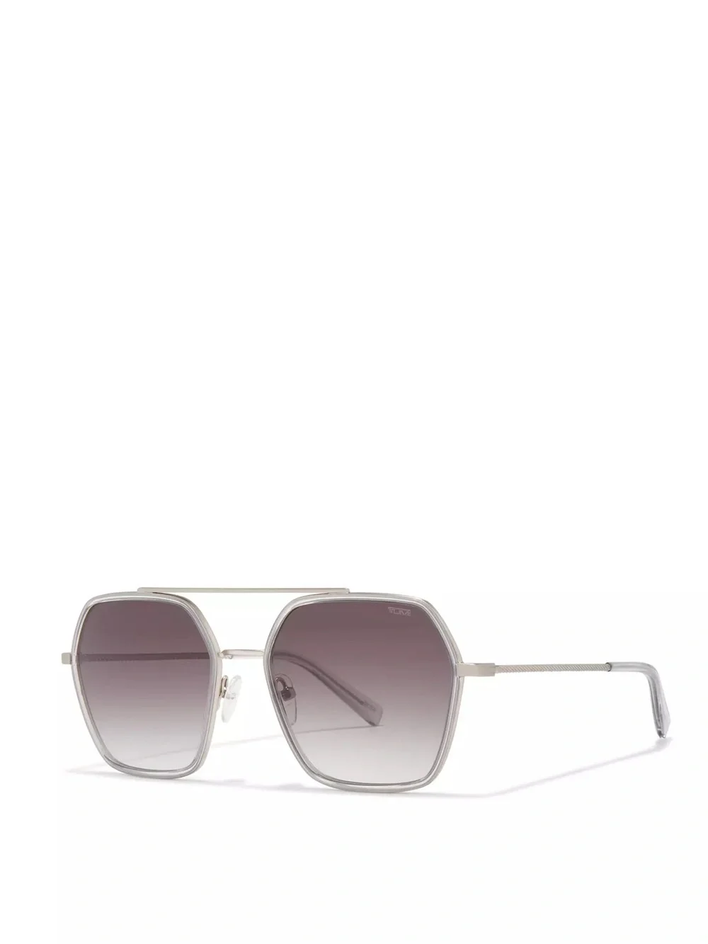 TUMI 510 Hexagon Double Bar Sunglasses 56mm